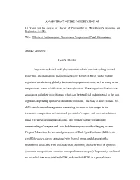 1 an ABSTRACT of the DISSERTATION of Lu Wang for the Degree of Doctor of Philosophy in Microbiology Presented on September 8, 20