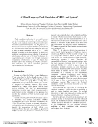 A Mixed Language Fault Simulation of VHDL and Systemc