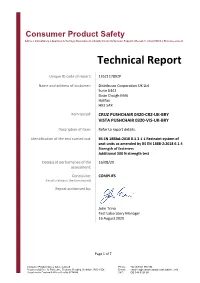 CRUZ and VISTA V2 Harness Testing Report by CPSA