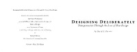 Designing Deliberately | Transportation Through the Lens of Slow Design