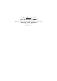 Discussion Paper Series a No.417 Introduction Handbook of Social Choice and Welfare Edited by Kenneth Arrow, Amartya Sen And