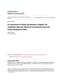 The Capabilities Approach, Millennium Development Goals, and Human Development Index