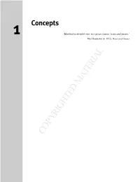 COPYRIGHTED MATERIAL 2 Concepts
