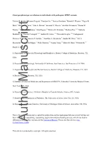 Phenotype Correlations in Individuals with Pathogenic RERE Variants