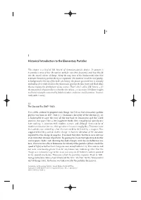 1 Historical Introduction to the Elementary Particles
