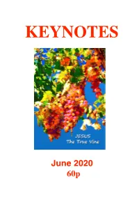 June 2020 Keynotes