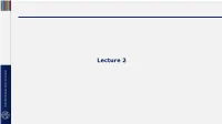 Lecture 2 CATCH UP