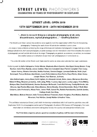 Street Level Open 2019 13Th