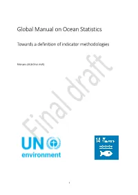 Global Manual on Ocean Statistics