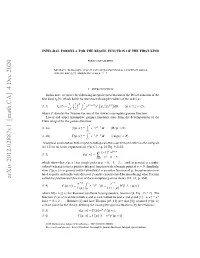 Integral Formula for the Bessel Function of the First Kind
