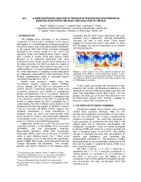 J9.4 a Wind-Partitioning Analysis of the Role of Evaporation and Horizontal Moisture Advection in the Onset and Evolution of the Mjo