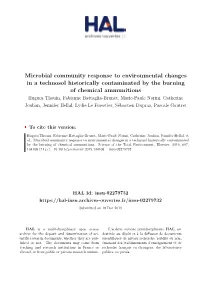 Microbial Community Response to Environmental Changes in A