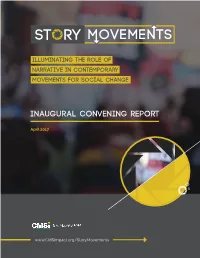 STORY MOVEMENTS Presenting Funder SUPPORT