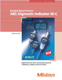 ABS Digimatic Indicator ID-C