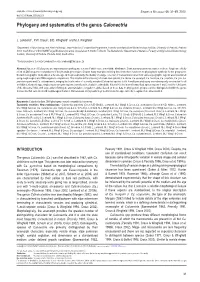 Phylogeny and Systematics of the Genus Calonectria