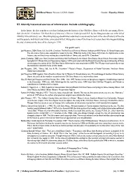 Underground Railroad Network to Freedom / Application Form July 14, 2004 Old Slave House / Reverse U.G.R.R