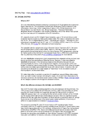 DVC Pro FAQ from DV