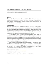 Differentials on the Arc Space
