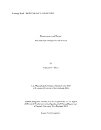 Disappearance and Return: Psychoanalytic Perspectives on the Past