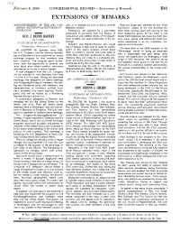 Extensions of Remarks E83 EXTENSIONS of REMARKS