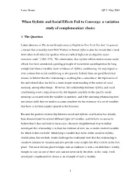 When Stylistic and Social Effects Fail to Converge: a Variation Study of Complementizer Choice