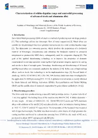 Characterization of Solidus-Liquidus Range and Semi-Solid Processing of Advanced Steels and Aluminum Alloy
