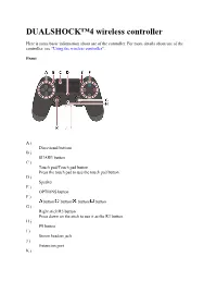 DUALSHOCK™4 Wireless Controller