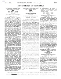 Extensions of Remarks E945 EXTENSIONS of REMARKS