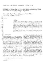 Possible Evidence for the Ejection of a Supermassive Black Hole from An