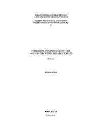 Shoreline Dynamics in Estonia Associated with Climate Change