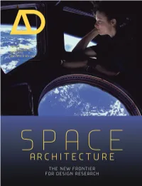 Space Architecture the New Frontier for Design Research