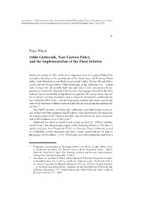 Peter Black Odilo Globocnik, Nazi Eastern Policy, and the Implementation of the Final Solution