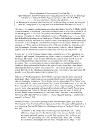 The Development of Sacrosanctum Concilium Part 2 Or, How to Grok