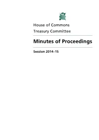 Minutes of Proceedings