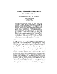 Verifying Concurrent Memory Reclamation Algorithms with Grace