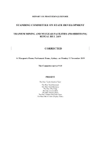 Transcript of Today's Hearing Will Be Placed on the Committee's Website When It Becomes Available