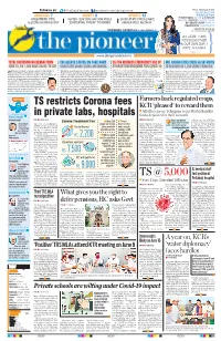 TS @ 5,000 Since the Cost of Some Anti- Sider Views of Those Who Would Ernment As Preventive Mea- a Survey of Every House in ILI the Covid-19 Global Pandemic
