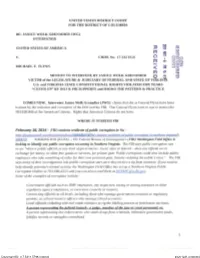 05.08.21. Records Concerning Seth Rich