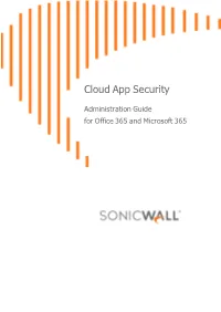 Cloud App Security Administration Guide For