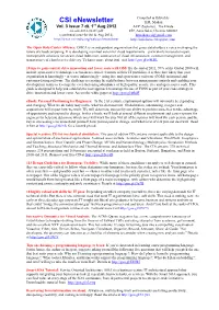 CSI Enewsletter H.R