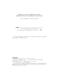 Formulae and Asymptotics for Coefficients of Algebraic Functions