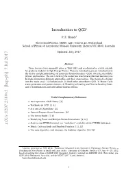 Introduction to QCD∗