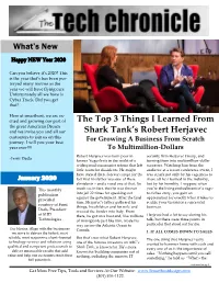 The Top 3 Things I Learned from Shark Tank's Robert Herjavec