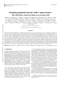 Transiting Exoplanets from the Corot Space Mission-XIX. Corot-23B: A