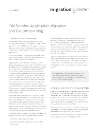 Whitepaper | IBM Domino Application Migration and Decommissioning