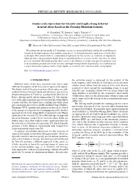 Atomic-Scale Expressions for Viscosity and Fragile-Strong Behavior in Metal Alloys Based on the Zwanzig-Mountain Formula
