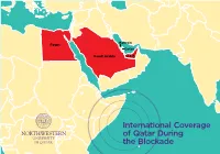 International Coverage of Qatar During the Blockade