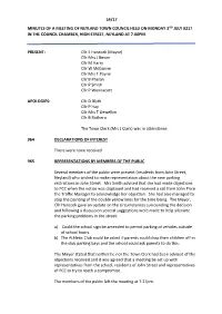 Minutes of Meeting of 3Rd July 2017
