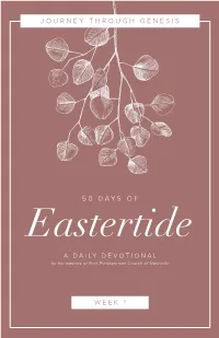 50 Days of Journey Through Genesis