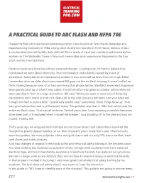 A Practical Guide to Arc Flash and Nfpa 70E